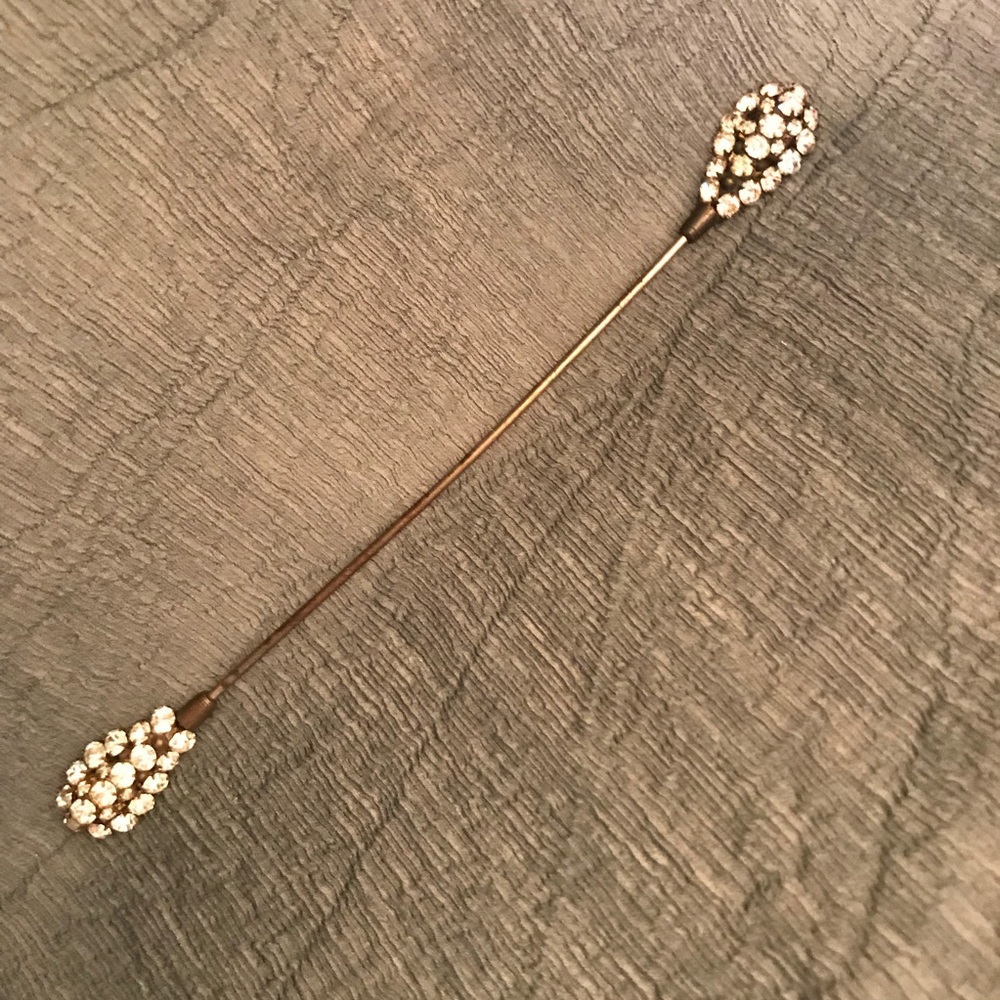 Vintage Rhinestone Sweater Pin